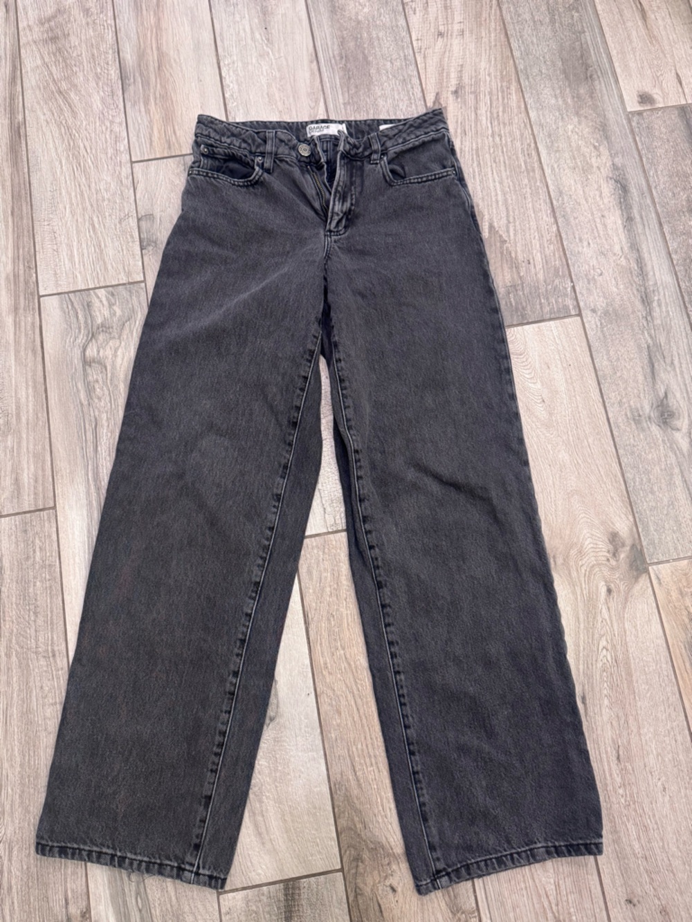 Garage Black Ample Baggy Jeans